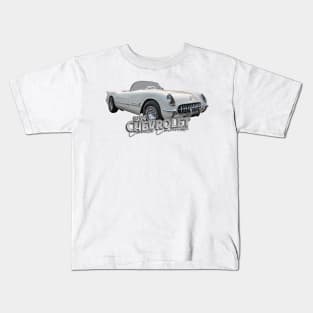 1954 Chevrolet Corvette Convertible Kids T-Shirt